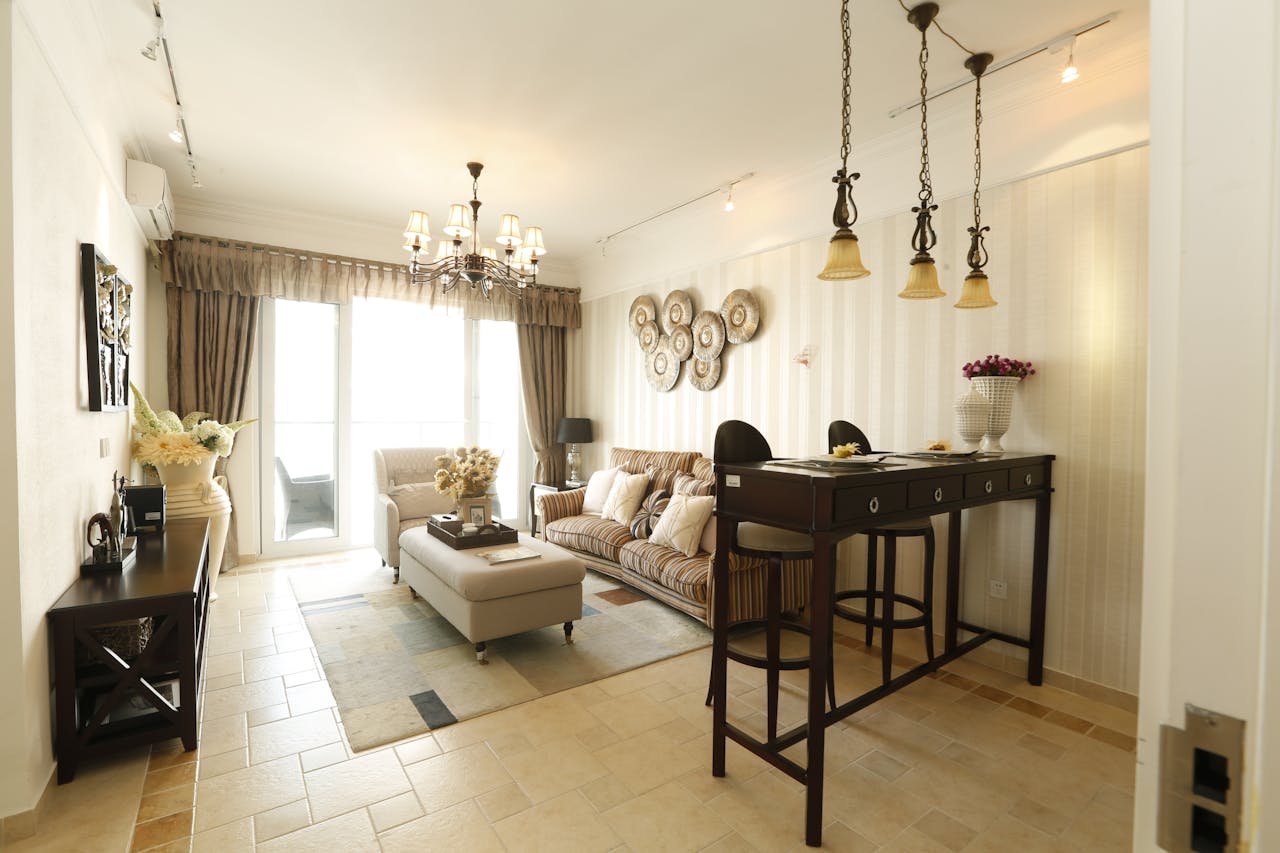Beautifully finished modern interior with smooth drywall walls