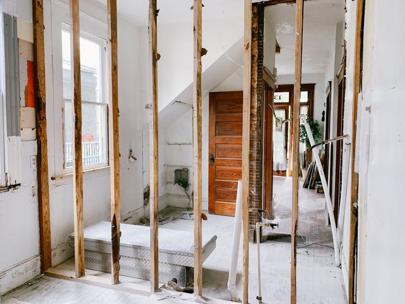 Home renovation in progress
