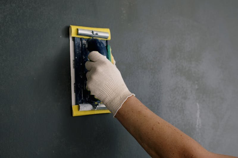 Drywall finishing work